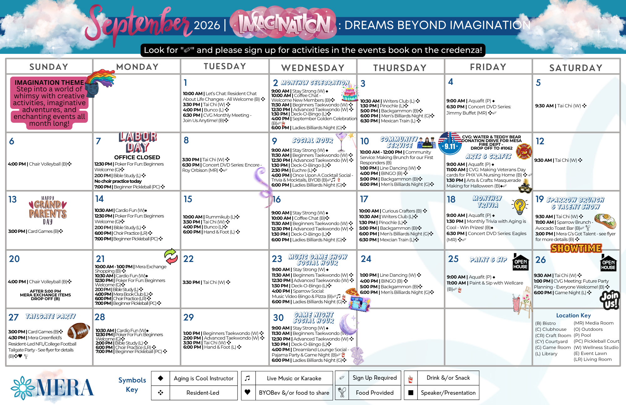 September Event Calendar September Event Calendar