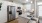 a kitchen with white cabinets